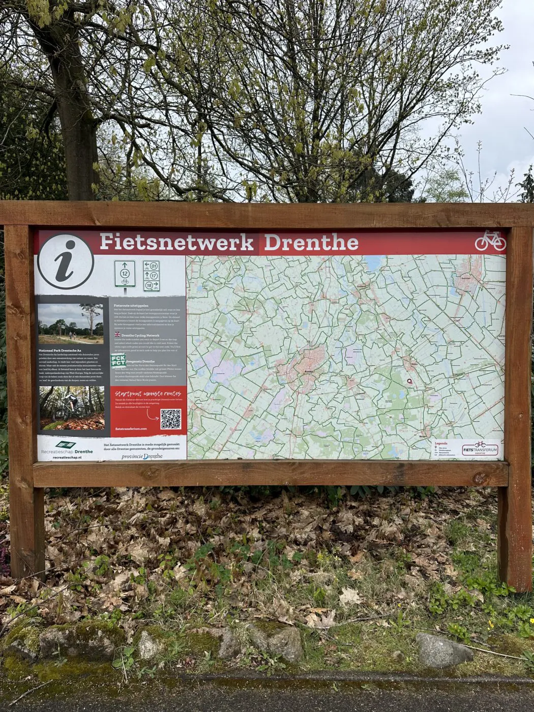 Fietsknooppunten in Drenthe